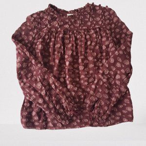 Aritzia Wilfred Lourdes Blouse, Truffle, XS
